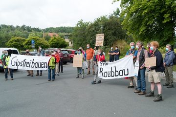 Protestwanderung Ellrich - Kahle Kopf am 01. August 2021