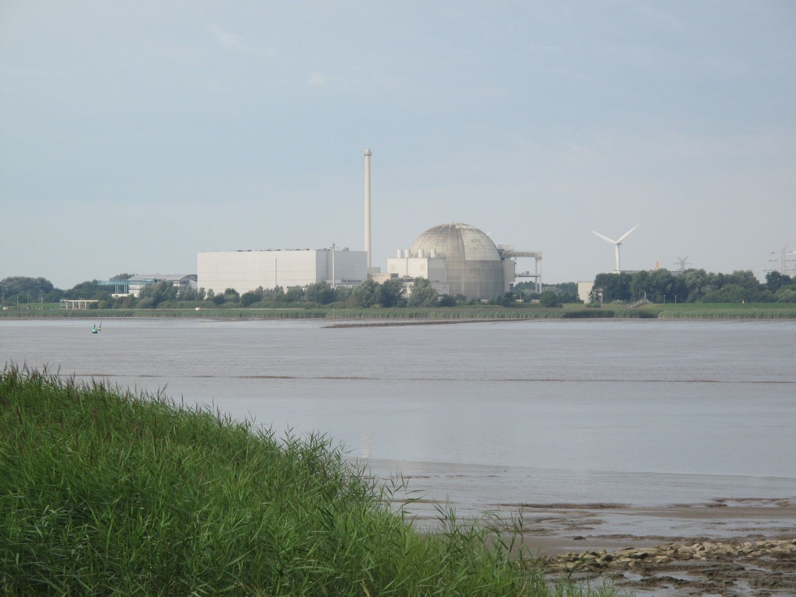 AKW Unterweser. Foto: BUND / Bernd Quellmalz