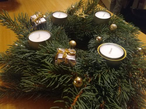Adventskranz. Foto: Nora Albers / BUND
