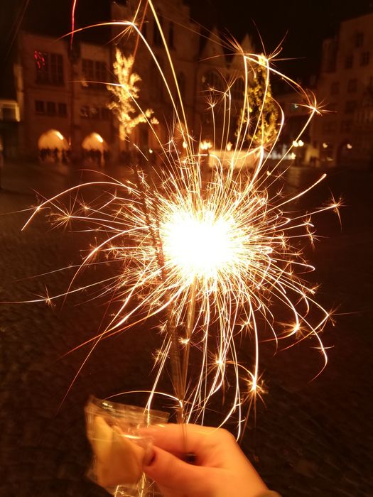 Wunderkerzen an Silvester. Foto: Szymiczek