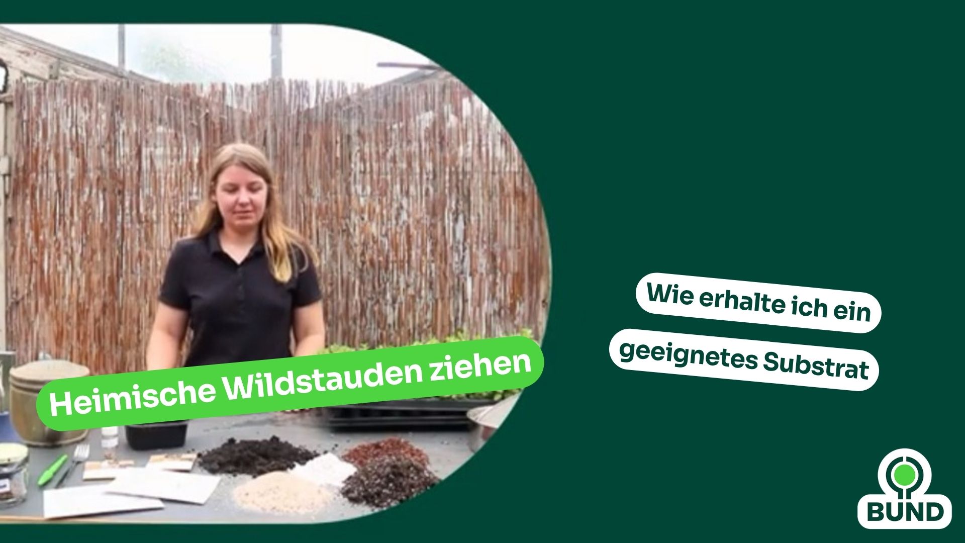 Startbild des Videos mit Gärtnerin Maren