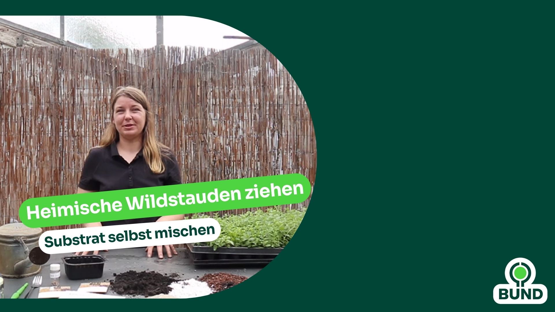 Startbild des Videos mit Gärtnerin Maren