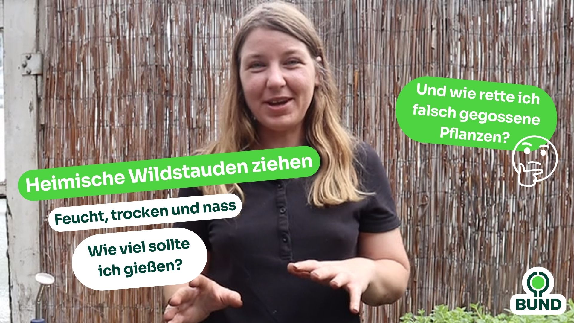 Startbild des Videos mit Gärtnerin Maren